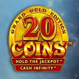 Official Slots logo: 20 Coins Grand Gold Edition by Wazdan at Glorion Casino