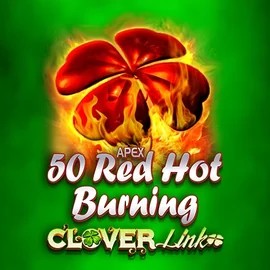 Enjoy 50 Red Hot Burning Clover Links by Novomatic – logo hosted on glorionscasino.com