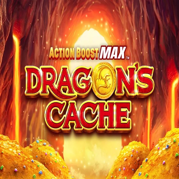 Action Boost Max Dragon's Cache casino game by SpinPlay Games – featured logo at Glorion Casino