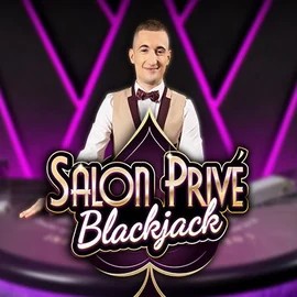Blackjack Salon Privé slot visual from Ezugi available on glorionscasino.com