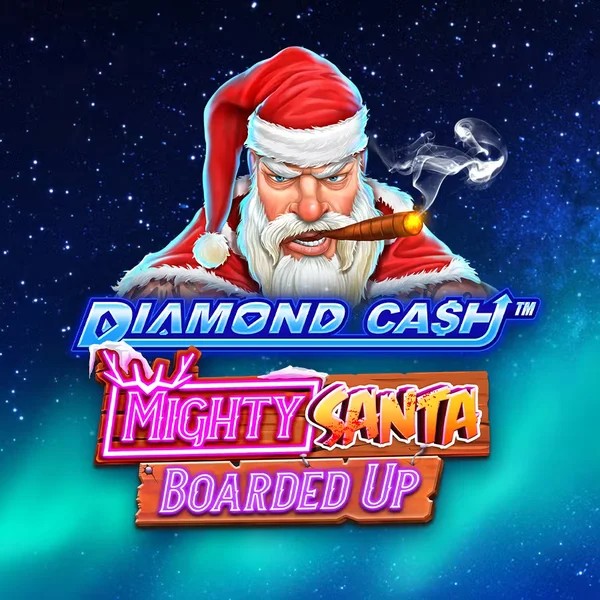 Enjoy Diamond Cash Mighty Santa Boarded Up by Greentube – logo hosted on glorionscasino.com