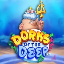 Dorks of the Deep slot logo by Hacksaw Gaming at Glorion Casino