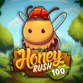 Honey Rush 100 online game logo by Play'n GO on glorionscasino.com