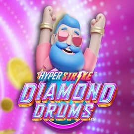 Hyper Strike Diamond Drums logo by Gameburger Studios at Glorion Casino