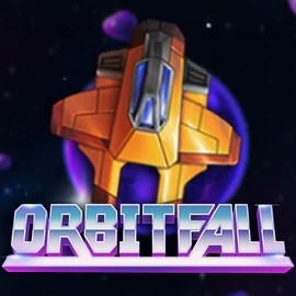 Orbitfall slot logo by ELK Studios at Glorion Casino