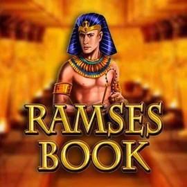 Ramses Book slot visual from Gamomat available on glorionscasino.com