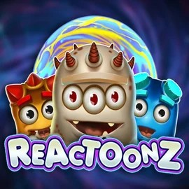 Reactoonz casino game by Play'n GO – featured logo at Glorion Casino