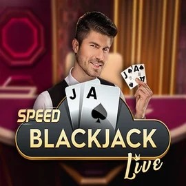 Speed Blackjack online game logo by Pragmatic Play on glorionscasino.com