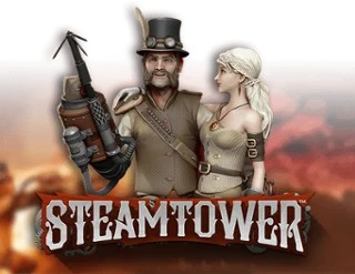 Steam Tower Slot logo by NetEnt at Glorion Casino