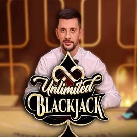 Unlimited Blackjack slot visual from Ezugi available on glorionscasino.com